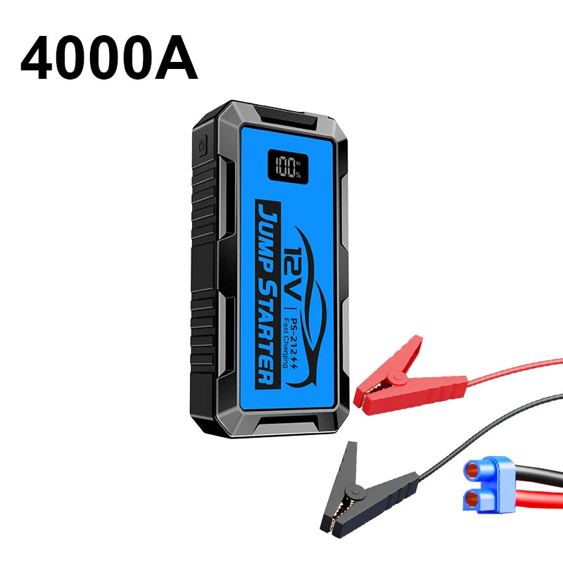 2026 12000amp 10000a 8000a 4000a Powerful Capacitor 12v Booster Charger Auto Starting Device Power Bank Car Jump Starter Battery