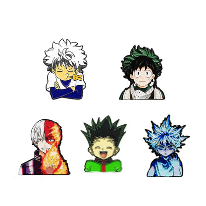 Wholesale Anime Custom Brooches Enamel Pins Cartoon PCS Lapel Badges Animal Funny Jewelry Gifts for Kids Friends