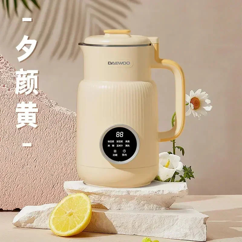 220V Daewoo Wall Breaking Machine Household Full-automatic Small Soybean Milk  Quiet Bin Cooking Machine Soy Milk Maker BDC