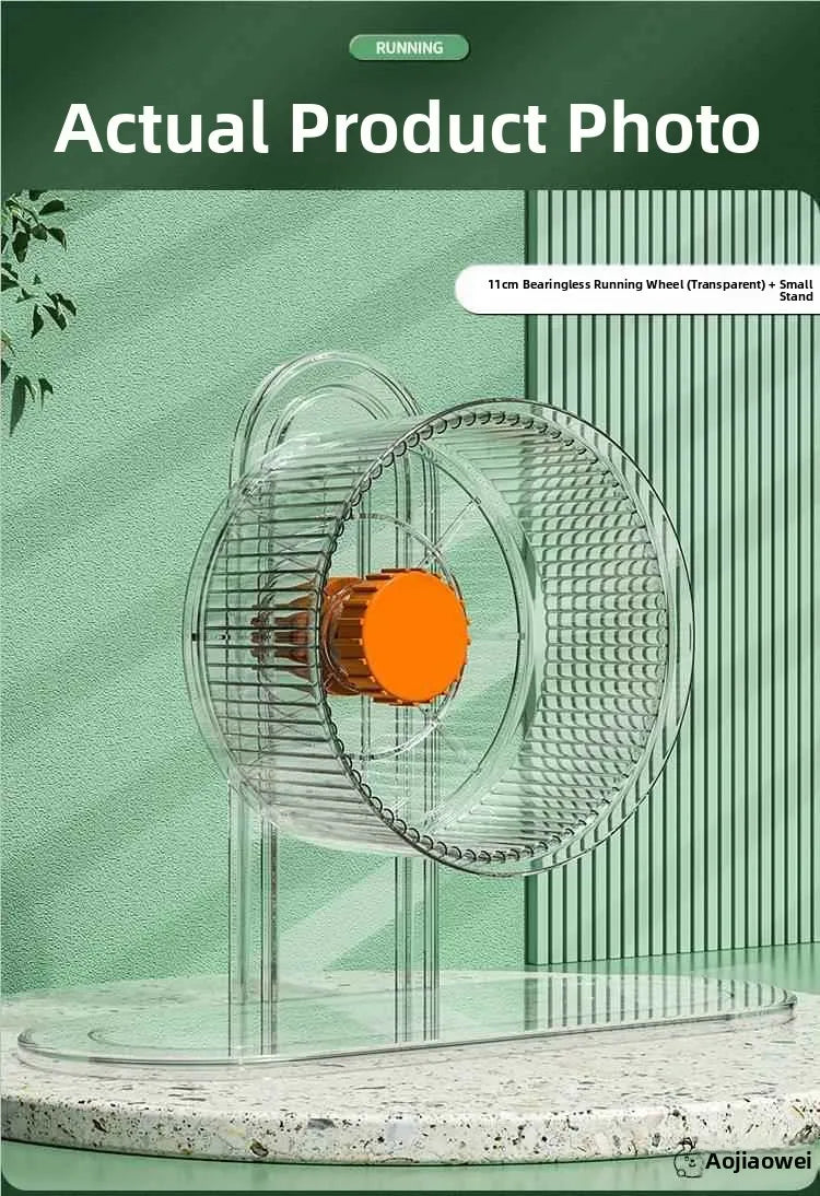 Large Size Silent Running Wheel for Hamster Toy Deprivation Relief Golden Retriever Hamster Cage Supplies Crehensive Infor...
