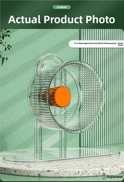Large Size Silent Running Wheel for Hamster Toy Deprivation Relief Golden Retriever Hamster Cage Supplies Crehensive Infor...