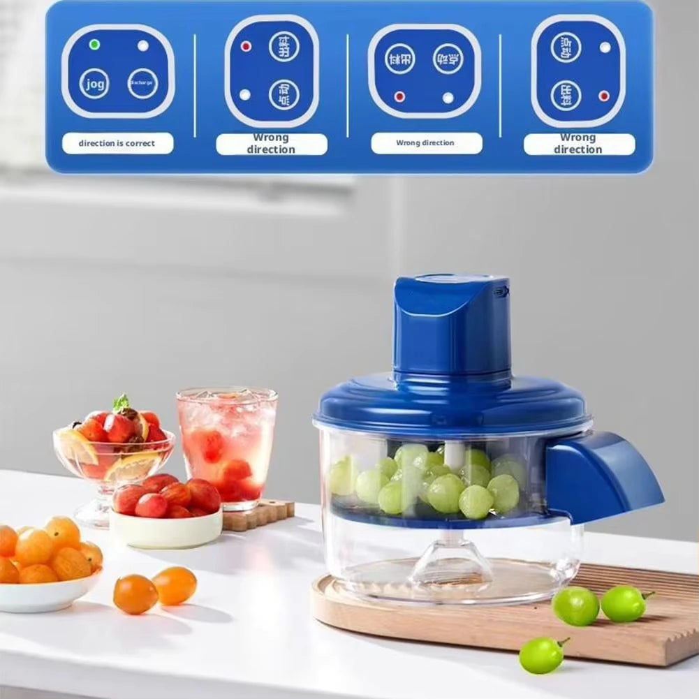 Automatic Electric Grape Peeler Machine - Hands-Free Skin Remover for Berries Fruits, Fruit Prep Tool, Effortless Peeling