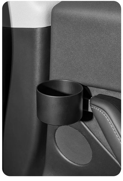 Cup Holder Adapter Tesla Model 3 Tesla Model Y Accessories Car Door Cup Holder Bottles Expander Organizer with Silicone Coaster