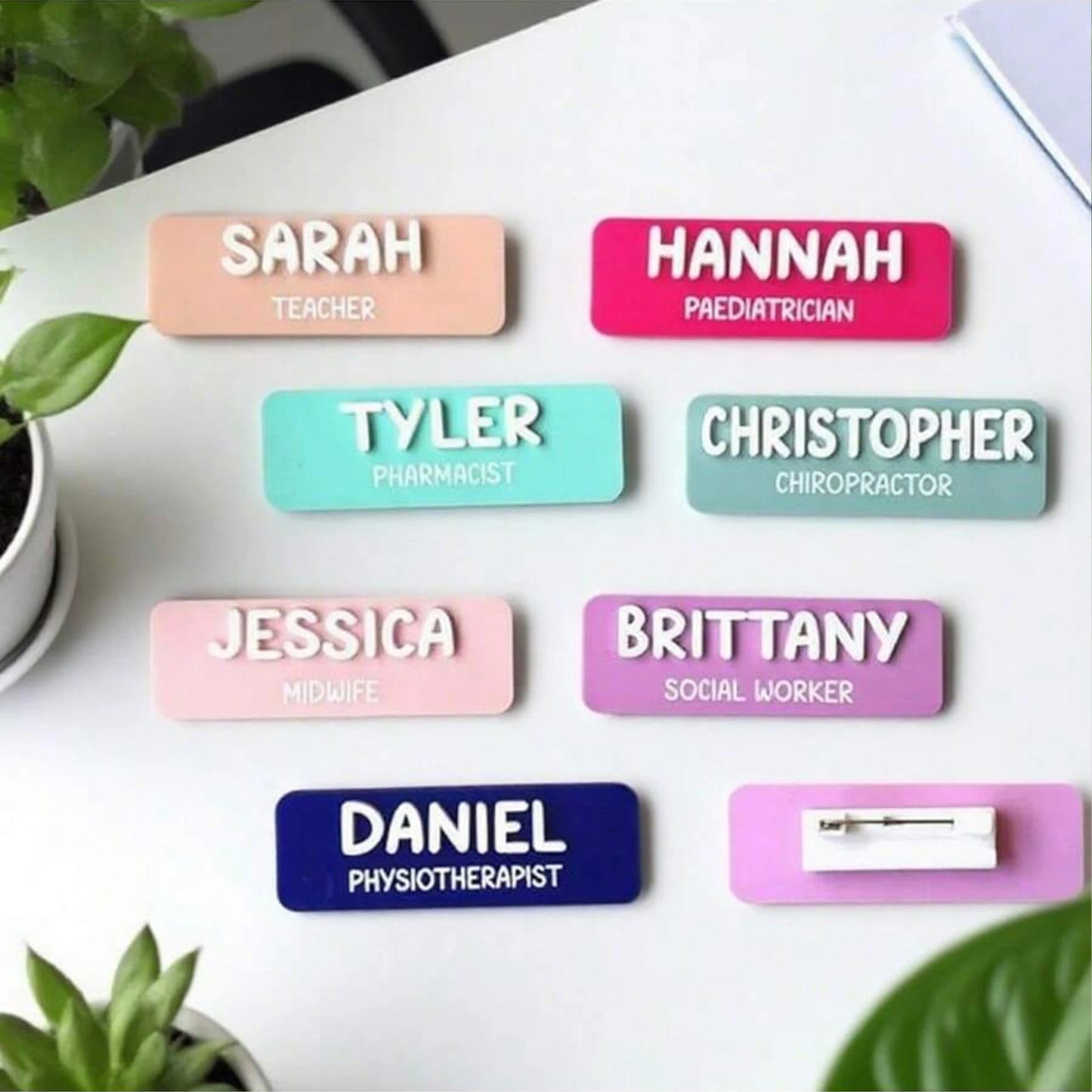 Personalized Custom Badges | Customized Personalized Name Badges | Name Badges | Educators | Nursing | Doctors | Teachers |