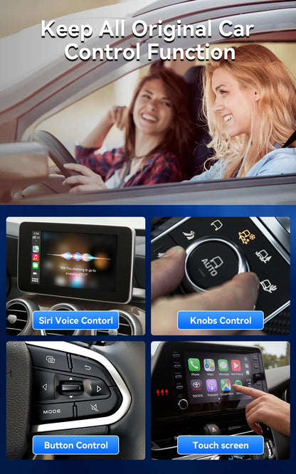 2026 NEW CarlinKit CarPlay Ai Box Qualcomm 8-Core Android 13 Wireless Carplay Android Auto Car Video TV Box WiFi SIM For Netflix