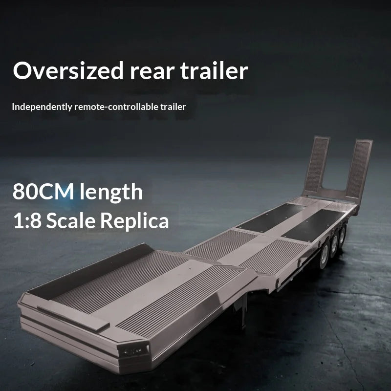 2026 New Huina 1509 RC Truck & 1502 Trailer Full Scale Alloy Remote Control Construction Vehicle Toy for  Collection
