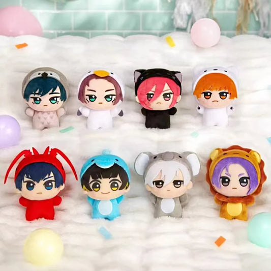 Anime Plush Pendant KeyChain Yoichi Isagi Nagi Seishiro Mikage Reo Rin Itoshi Itoshi Sae plush doll Backpack pendant Toy Gifts