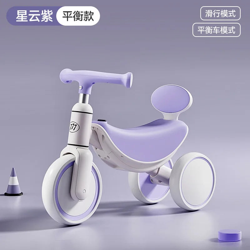 3-in-1 Multifunctional Kids Tricycle Toddler Pedal Balance Bike Infant Baby Gliding Sliding Bike Outdoor Riding Toy for Children
