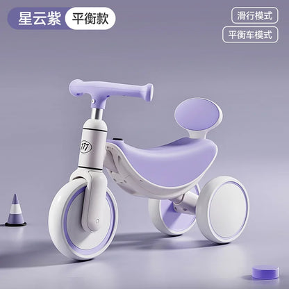 3-in-1 Multifunctional Kids Tricycle Toddler Pedal Balance Bike Infant Baby Gliding Sliding Bike Outdoor Riding Toy for Children