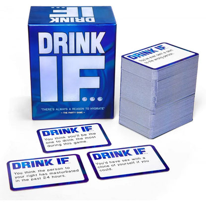 If You Drink... Adult Cocktail Party Game - For Friends and Family 600 A Funny Question, Fun Party and Card Game