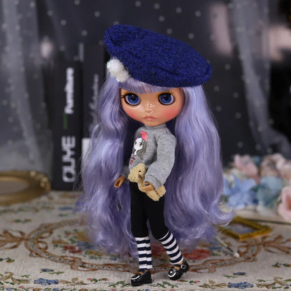 ICY DBS Blyth Doll 1/6 Joint 30cm tan Skin Glossy Face Female Set Doll BJD Toy Gift