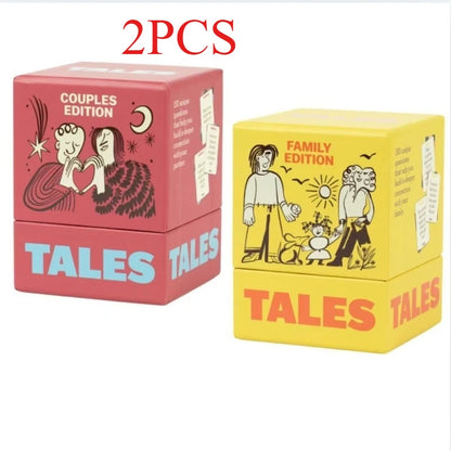 New 150pcs Card Conversation Starter Game Family Edition Fun Icebreaker for Adults and Family Gatherings Couples Card Game Tales