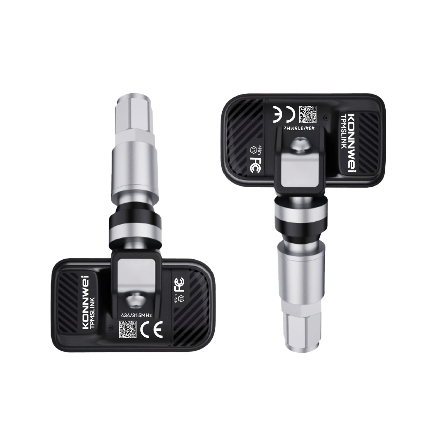 2026 KONNWEI TK100 TPMS Car Tire Pressure Diagnostic Tool Relearn Program 2PCS 315/433Mhz Sensor For ios Android TPMS Programing