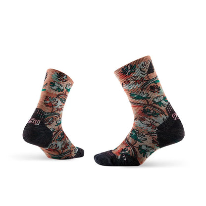 1/3 Pair ZEALWOOD Merino Wool Running Socks Men's Women's Outdoor Trekking Hiking Cushion Sports Socks Compression Breathable