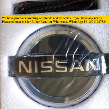 15,5-13CM or 17.5-15cm Front Grill Emblem for Nissan Patrol Sunny Teana Terra Qashqai X-Trail pathfinder juke Murano LED Emblem