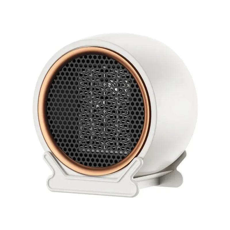 1200W Desktop Space Heater, PTC Fast Heating with 2-Speed Settings, Portable Electric Warm Air Blower for Home