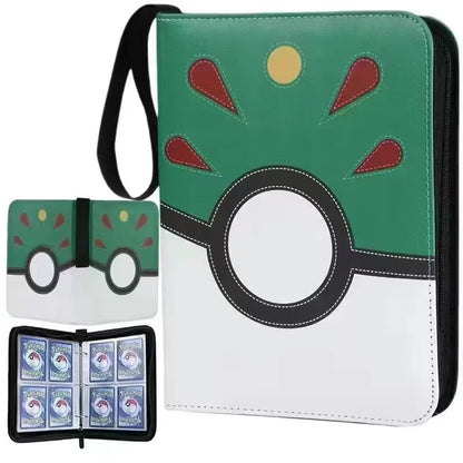 Pu Zipper Photo Album File Card Bag 400pcs & 900pcs Binder Pokemon Card Album Collection Book Anime Figure Album Birthday Gift