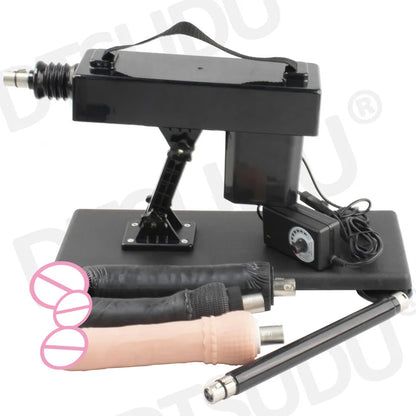 Female Sex Machine with Dildo and Masturbation Cup, Hands-Free G-Spot Clitoral Stimulation, Adult Sex Machine