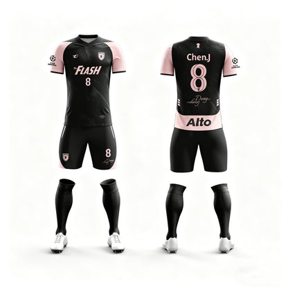Custom Sublimation Printing Football Jersey Polyester Soccer Uniform Club Team Football Uniform Breathable Soccer Jersey For Men