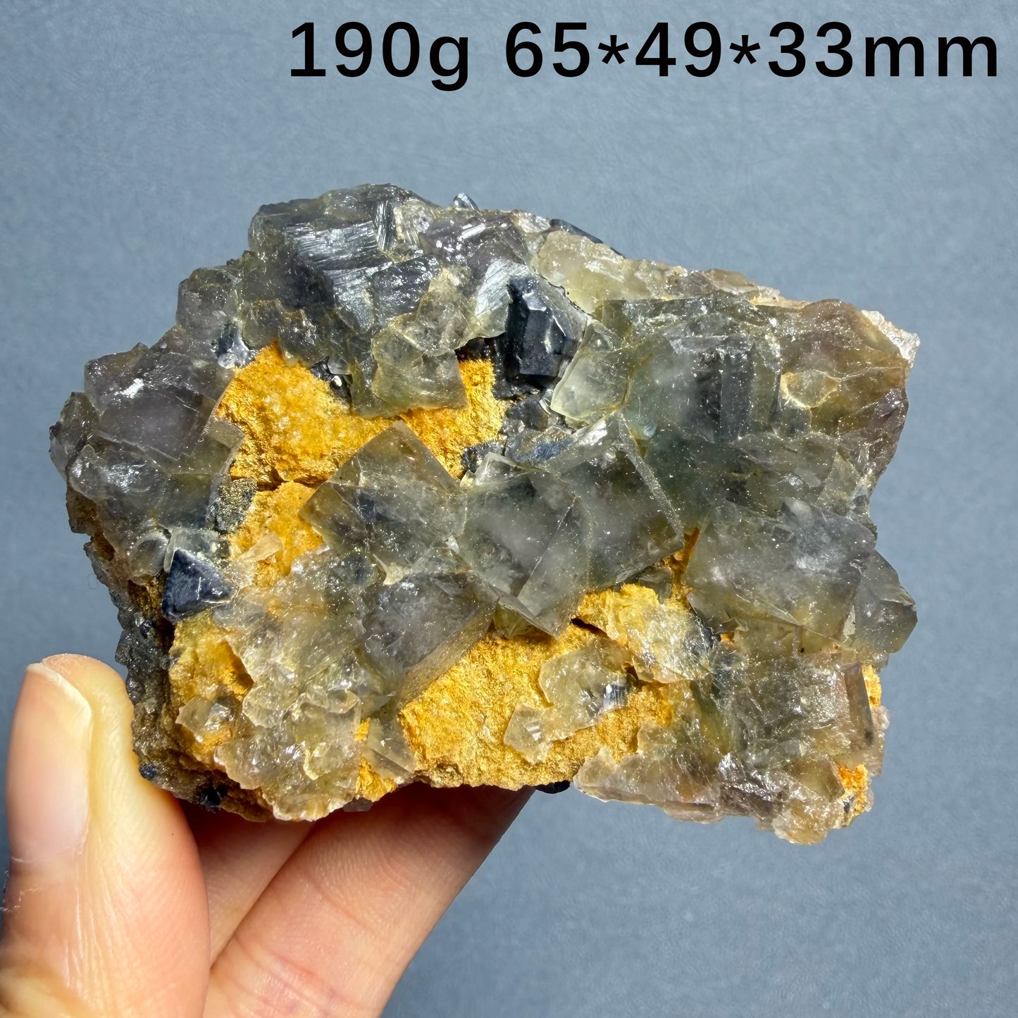 Natural Raw Daylight Fluorite Crystal Healing Stone - Educational Collection Gift Home Decorative Marker