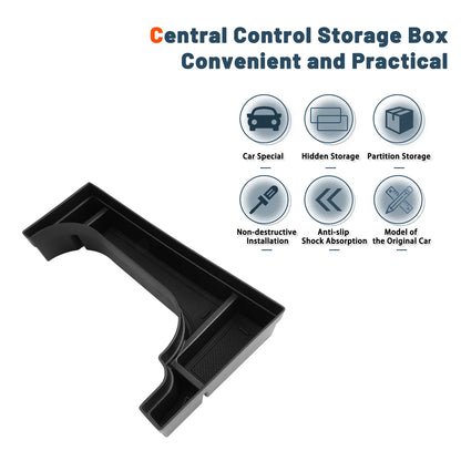 RUIYA for Hyundai Kona SX2 EV Electric 2024 2025 Car Armrest Box Storage Central Control Container Kona SX2 EV Accessories