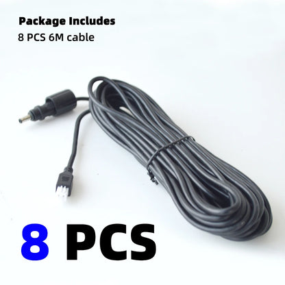 2 Pin Parking Sensors Extension Cable Parktronic Connecting Cord Line for Car Auto Vehicle Backup Radar Ultrasonic Detectors