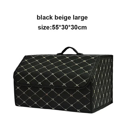 Multipurpose Collapsible Car Trunk Storage Organizer With Lid Portable Car Storage Bag Car Trunk Organizer