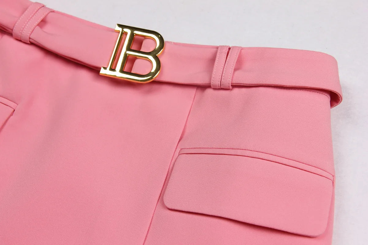 2025 Spring and Autumn New Fashion Professional OL Women's Suit Jacket Top A Line Short Skirt Set Temperament Two-piece Set