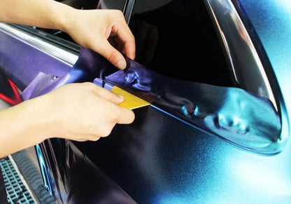 Car Diamond Chameleon Matte Purple Blue Car Vinyl Wrap Film Adhesive Color Change Motorcycle Sticker Accessories