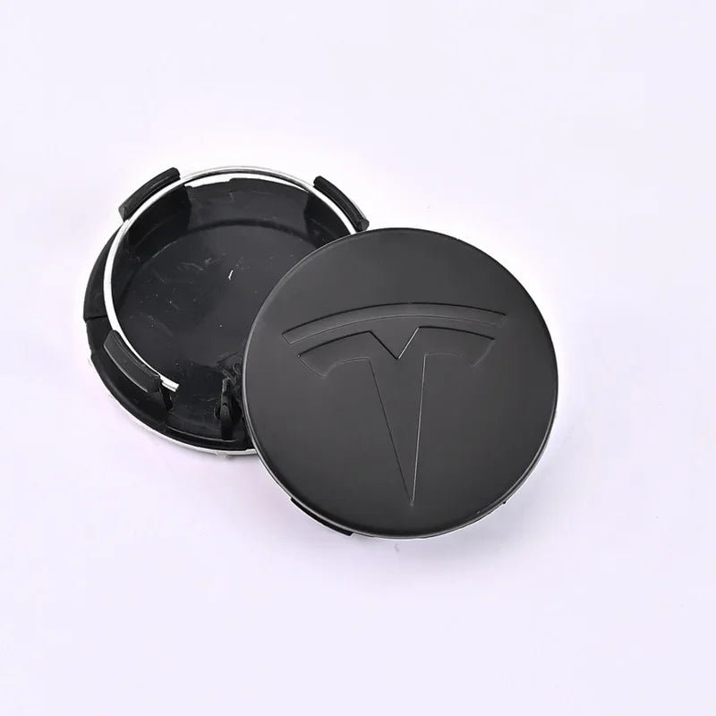 for Tesla Model Y X S Original Auto Accessories 4pcs/set 56mm Tesla Model 3 Model Y Original Covers Hub Caps Wheel Center Caps