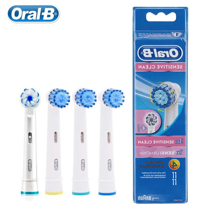 Oral B EB60 Sensi Ultrathin Electric Toothbrush Heads Soft Superfine Bristles Gentle Cleaning Sensitive Gum Protect Gum Bleeding