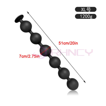Huge Anal Plug 9cm Anal Beads 100% Liquid Silicone Soft Anal Balls Big Buttplug Prostate Massager Adult Sex Toys For Men