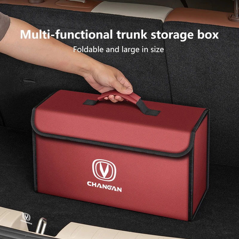 Car Trunk Storage Box Organizer Stowing Tidying Container Bag For CHANGAN UNI-T UNI-K UNI-V CS75PLUS CS55 EADO PLUS CS35 CS55