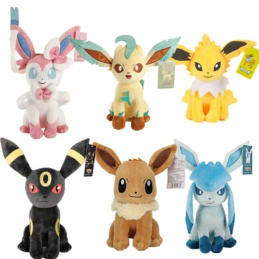 53 Styles Pokemon Plush Charmander Squirtle Pikachu Moon Leaf Eevee Plush Bulbasaur Stuffed Animal Toy Gengar Doll Gift for Kid