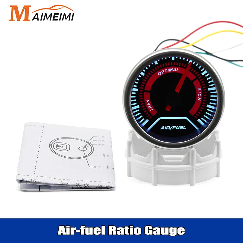 2" 52mm Exhaust Gas Temperature Gauge Auto Car LED EGT Voltmeter Tachometer Turbo Boost Oil Water Temp Gauge For Car Racing 12V