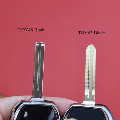 Upgrade Changes Car Key Shell for Toyota RAV4 Wish Camry Hiac Corolla Hilux Fortuner Yaris 2014 Car Key Fob Shell Case Housing