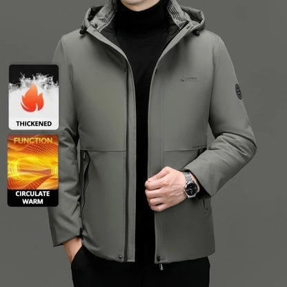 Top Grade Thick Fashion Casual Warm Outerwear Designer Hooded Winter Parka Coat Mens Newest Jacket Windbreaker Mens Clothes