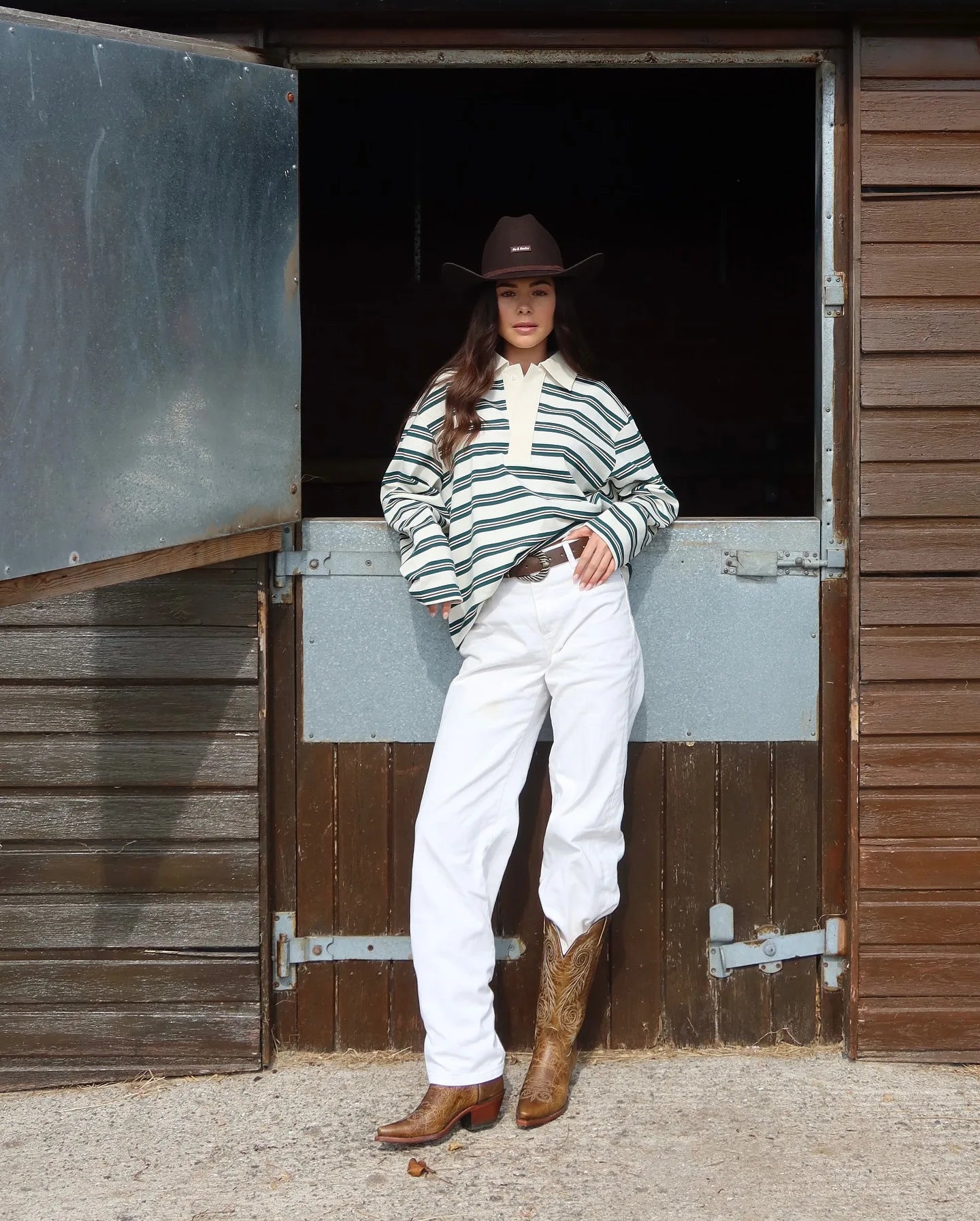 Casual Striped  Shirt Women's Loose Long Sleeve Classic Style American Leisure T-Shirt for Autumn New Arrival