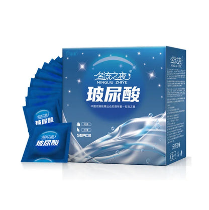 Hyaluronic Acid Condoms 52mm 100/50pcs Men Couples Glossy Ultra Thin Penis Sleeves Sex Toys Safer Condoms Sexshop Products