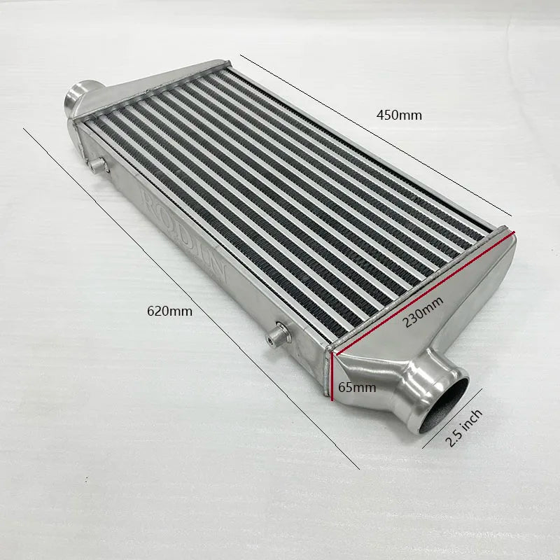 Front Mount intercooler Universal Turbo Intercooler for Audi Jetta Inlet 2.5"/65mm OD=2/2.5/3.0 inch for BMW for VW for Golf