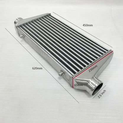 Front Mount intercooler Universal Turbo Intercooler for Audi Jetta Inlet 2.5"/65mm OD=2/2.5/3.0 inch for BMW for VW for Golf