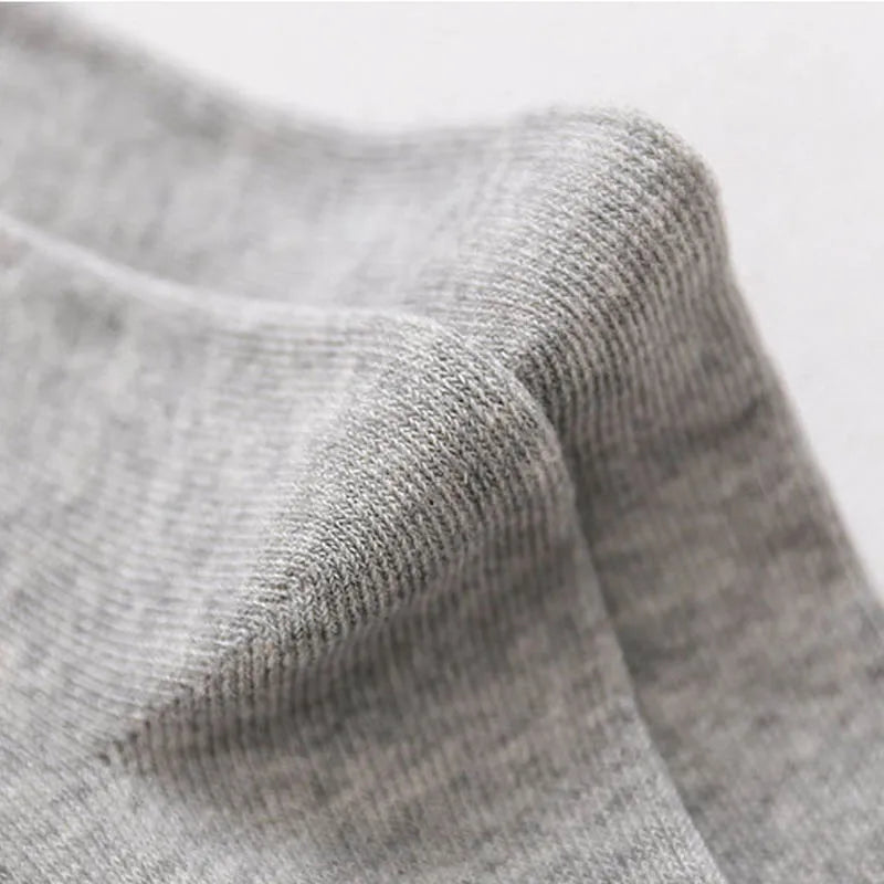 1/5 Pairs Men's Solid Cotton Long Crew Socks Elastic Business Formal Dress Socks For Gentleman Daily Party