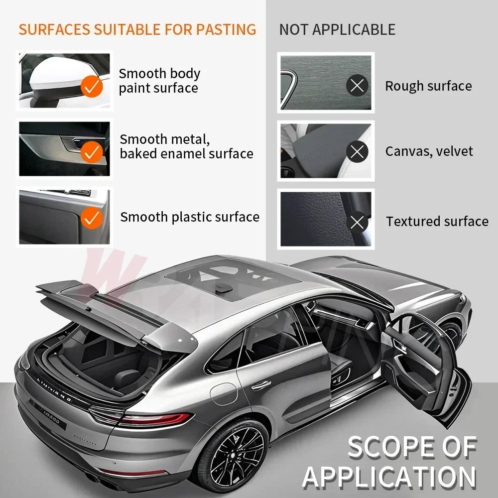 Car Adhesive Vinyl Honeycomb Auto Decal Wrap Film Waterproof Car Stickers Console Computer Laptop Helmets Skin Auto Accessories