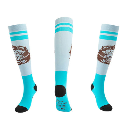 S-XXL Compression Socks Compression Socks for Varicose Vein Calf Riding Socks Stretch Open Toe Knee Socks