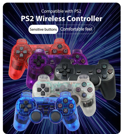 2.4G Wireless Controller Gamepad Dual Vibration Joystick for P2 Console PC Game Controle Joypad USB