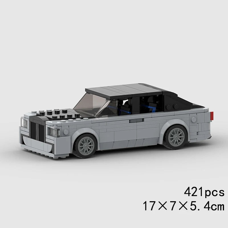 MOC Speed Sports Super Race Car Model Building Blocks Pickup Police Bricks City Racing Vehicle SUV Technical Rally Sport Toy