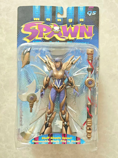 Vintage 1997 Spawn The Goddess Ultra 6" Action Figure, Rare Retro Highly Detailed Collectible Model For Hobby Collectors