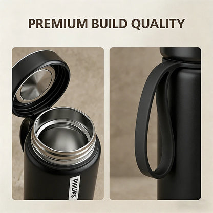 Philips 2-in-1 Electric Kettle & Vacuum Insulated Cup 350mL 4 Temp Settings SUS316 Stainless Steel Portable Travel Water Boiler
