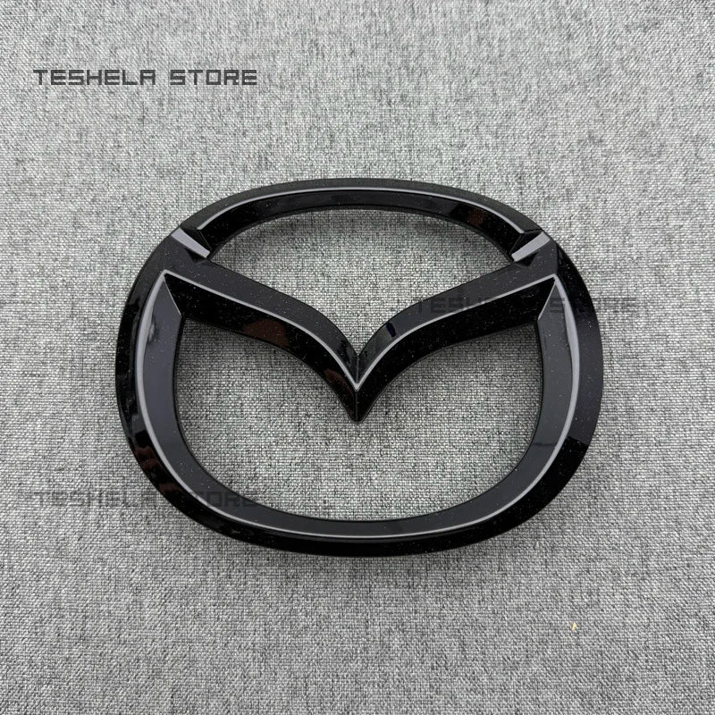 black/silver for MAZDA 6 Car Front Hood Bonnet Emblem Rear Tail Bumper Trunk Wheel Sticker Badge Styling auto Accessories