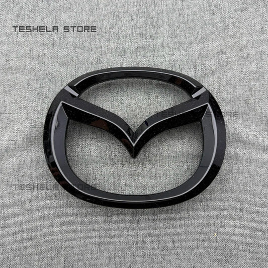 black/silver for MAZDA 6 Car Front Hood Bonnet Emblem Rear Tail Bumper Trunk Wheel Sticker Badge Styling auto Accessories